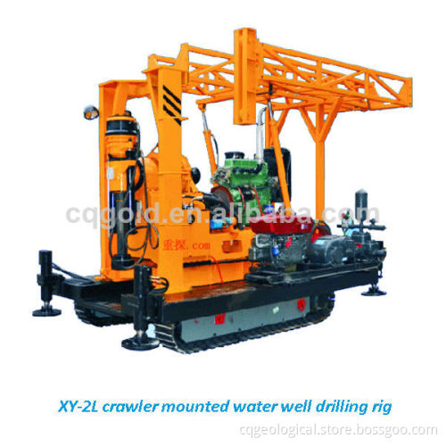 Shallow-Layer Crawler Water Well Drilling Rig For 8-Speed